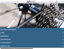 Tablet Screenshot of cykelmekarn.se
